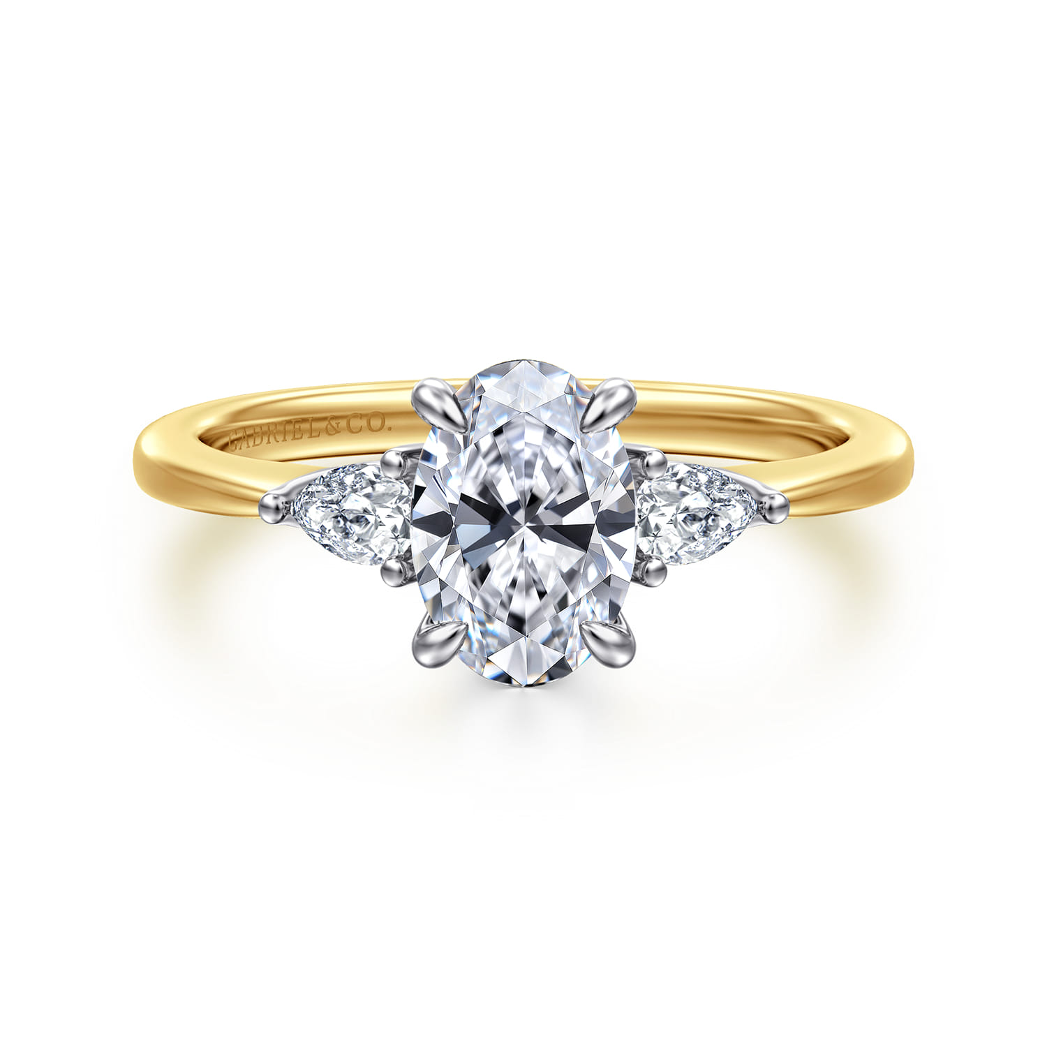 Three Stone Diamond Engagement Ring