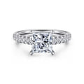 Addilyn - 14K White Gold Princess Cut Diamond Engagement Ring