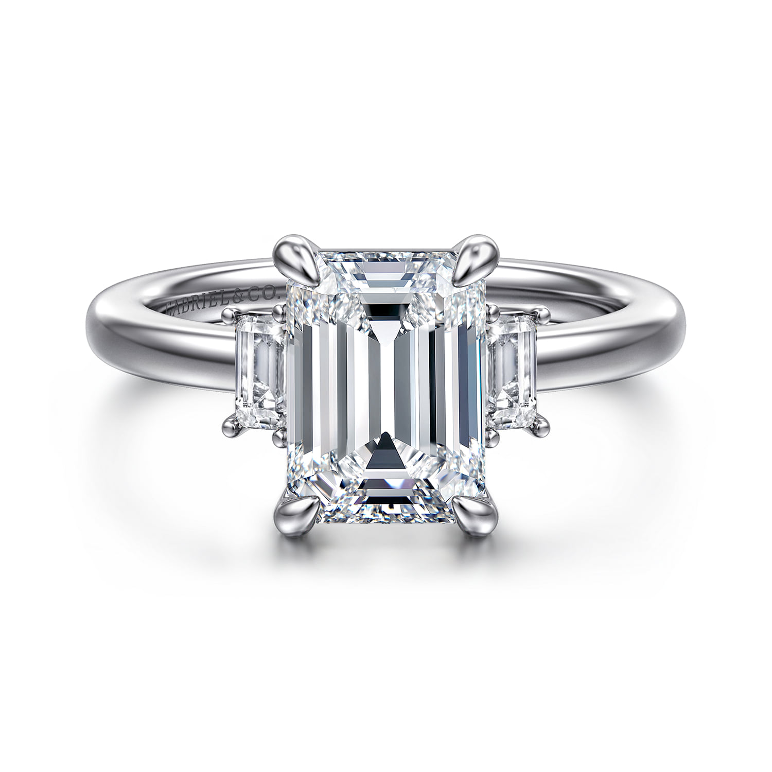 Three Stone Diamond Engagement Ring