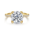 Lorenzo - 14K Yellow Gold Round Diamond Engagement Ring