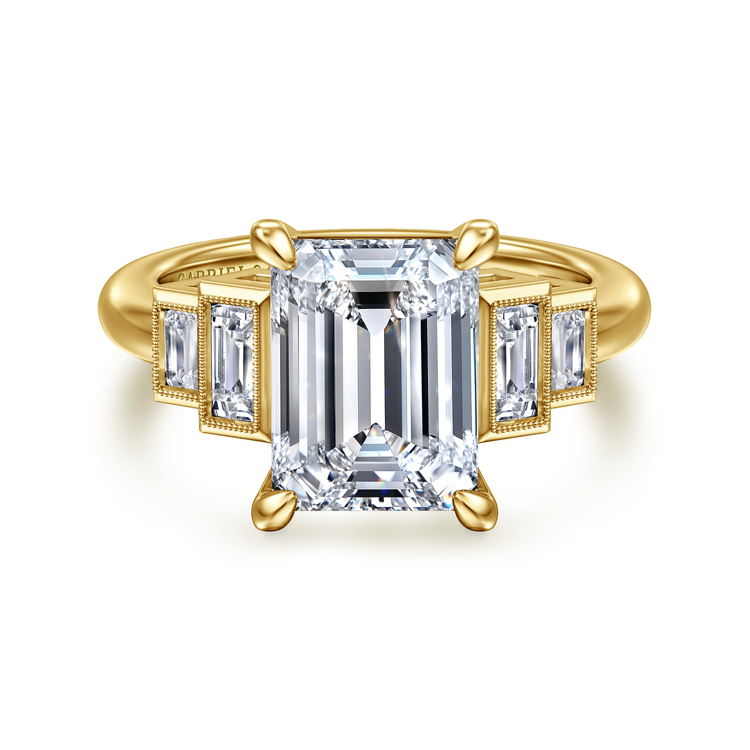 Five Stone Diamond Engagement Ring