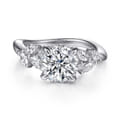 Collette - 14K White Gold Diamond Engagement Ring