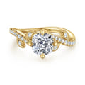 Darcie - 14K Yellow Gold Cushion Cut Diamond Engagement Ring