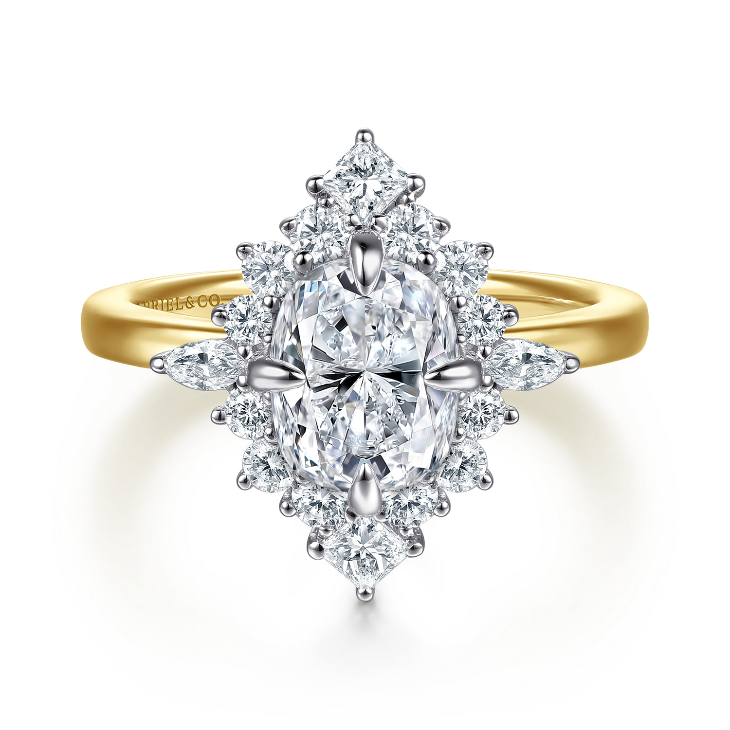 Halo Diamond Engagement Ring