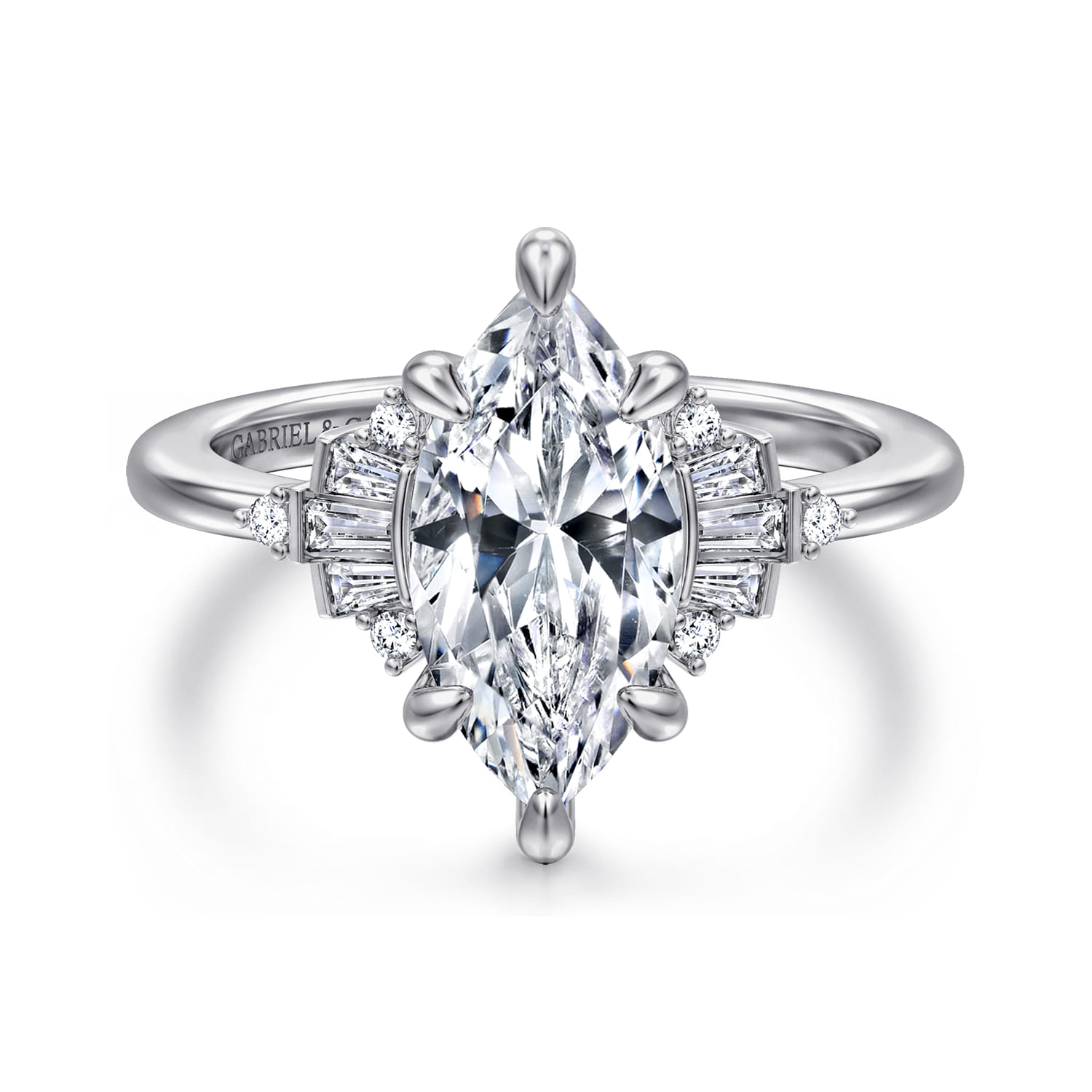 6 Prong Diamond Engagement Ring