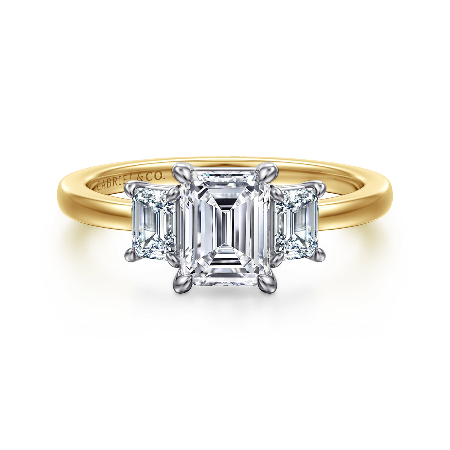 Three Stone Diamond Engagement Ring