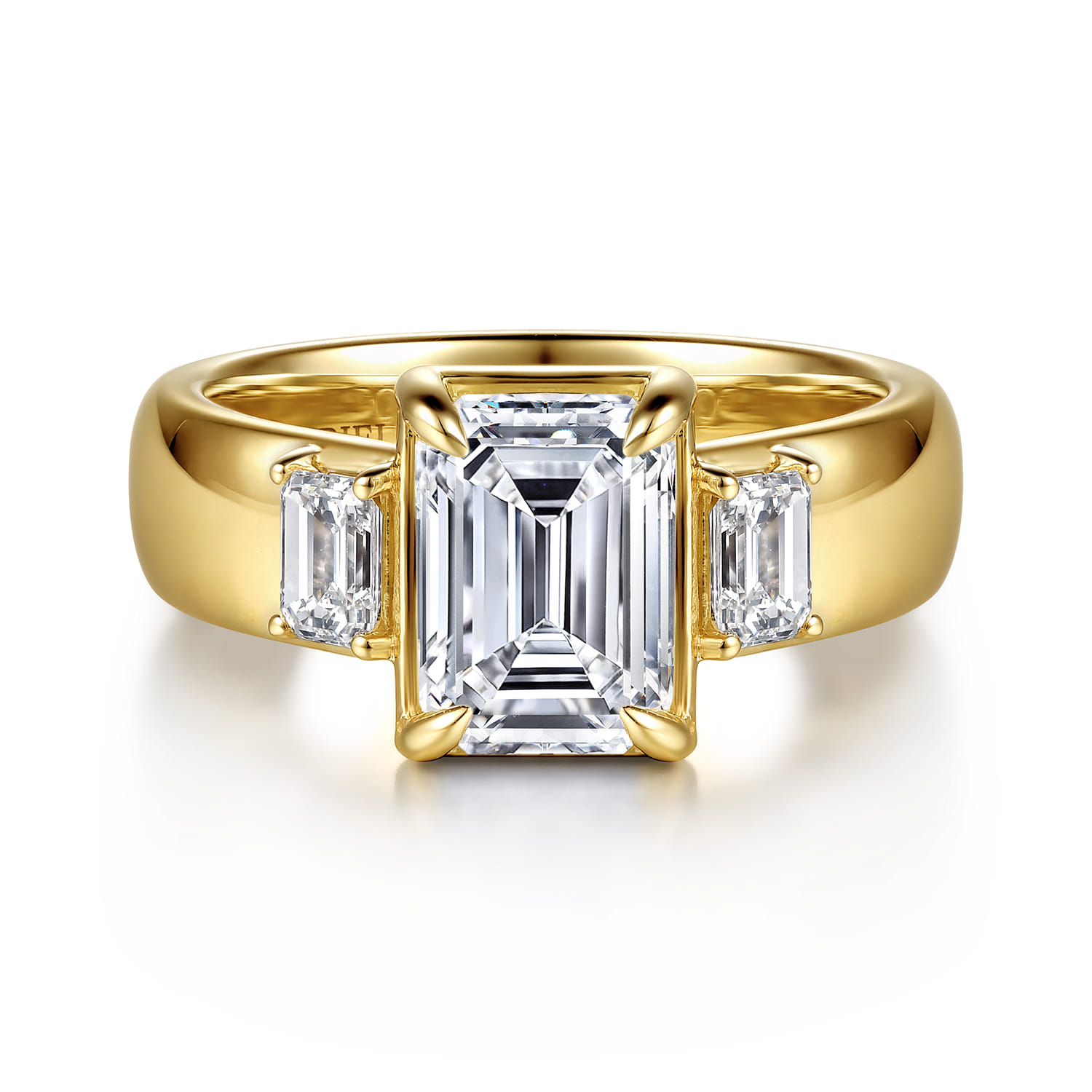 Three Stone Diamond Engagement Ring