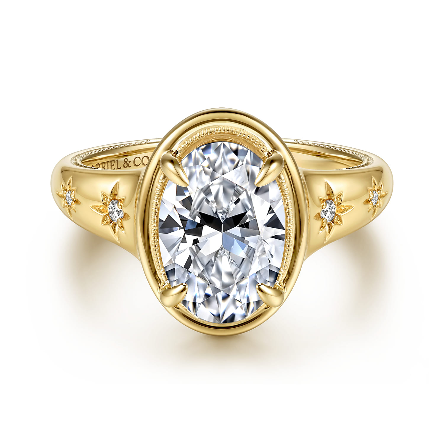 Vintage Inspired Diamond Engagement Ring