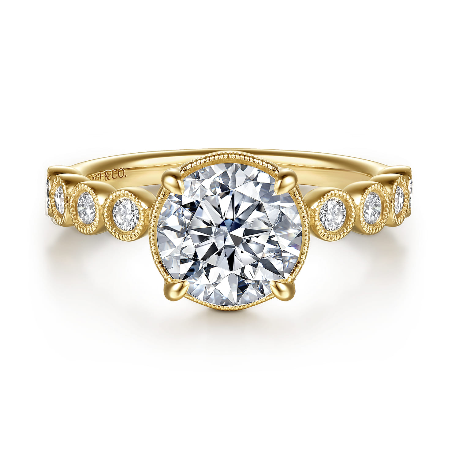 Vintage Inspired Diamond Engagement Ring