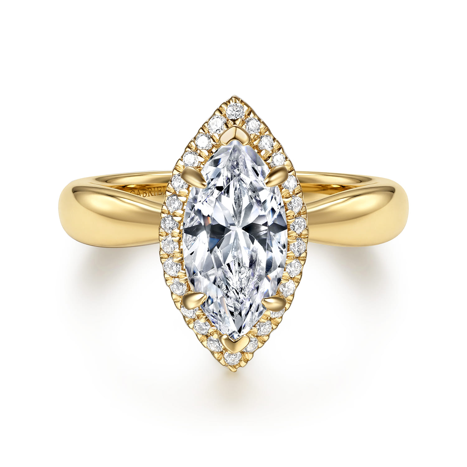 Halo Diamond Engagement Ring