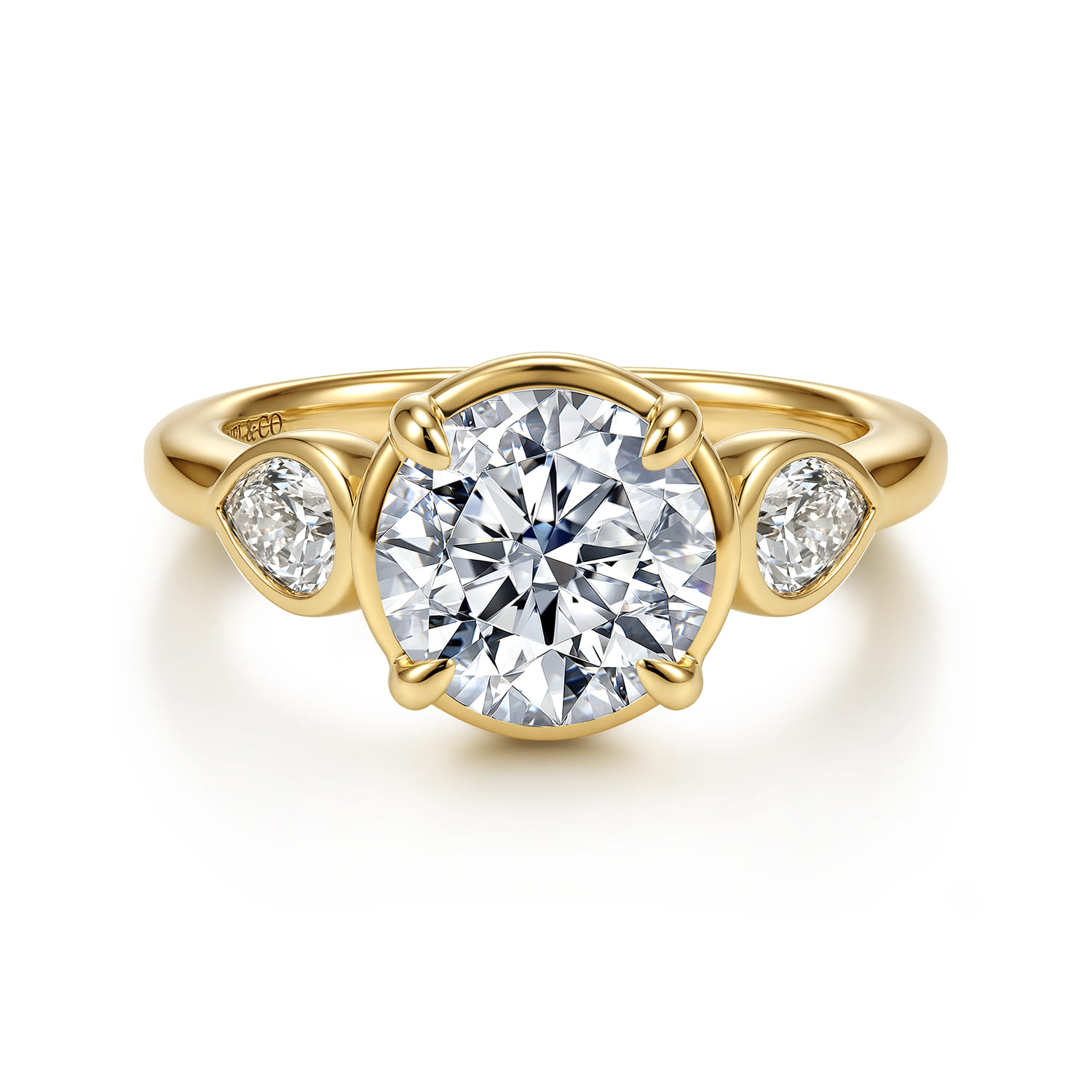 Three Stone Diamond Engagement Ring