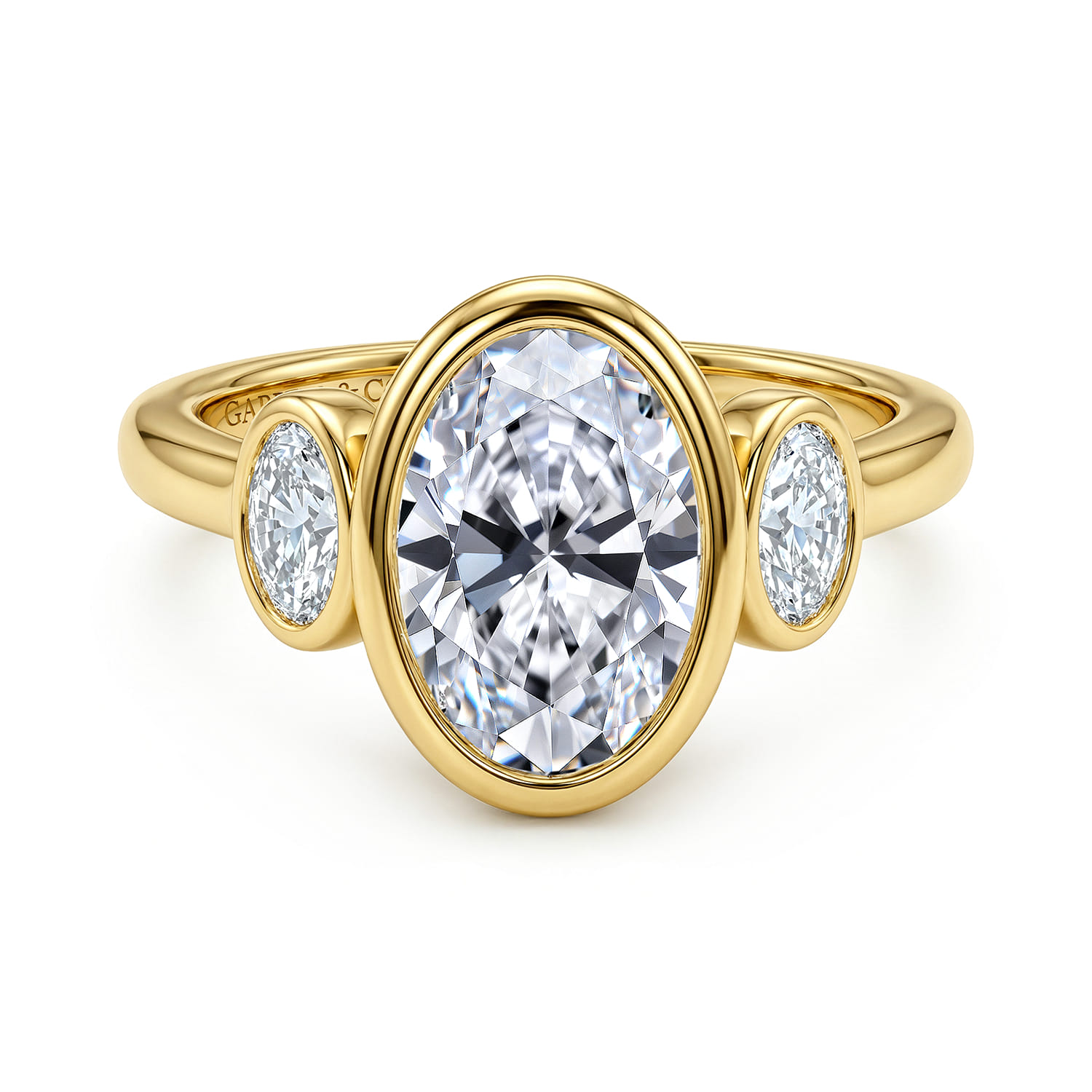Three Stone Diamond Engagement Ring