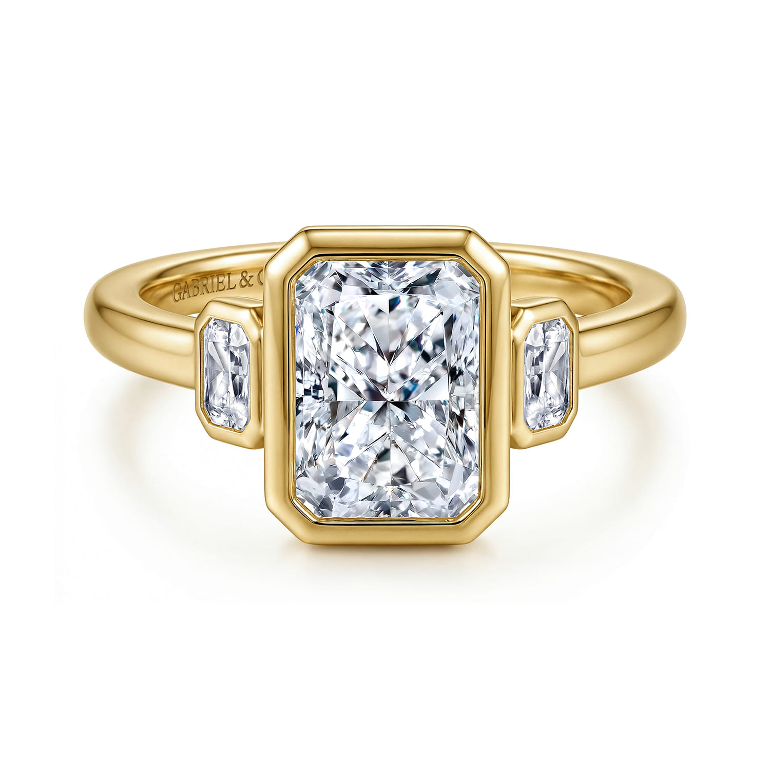 Three Stone Diamond Engagement Ring