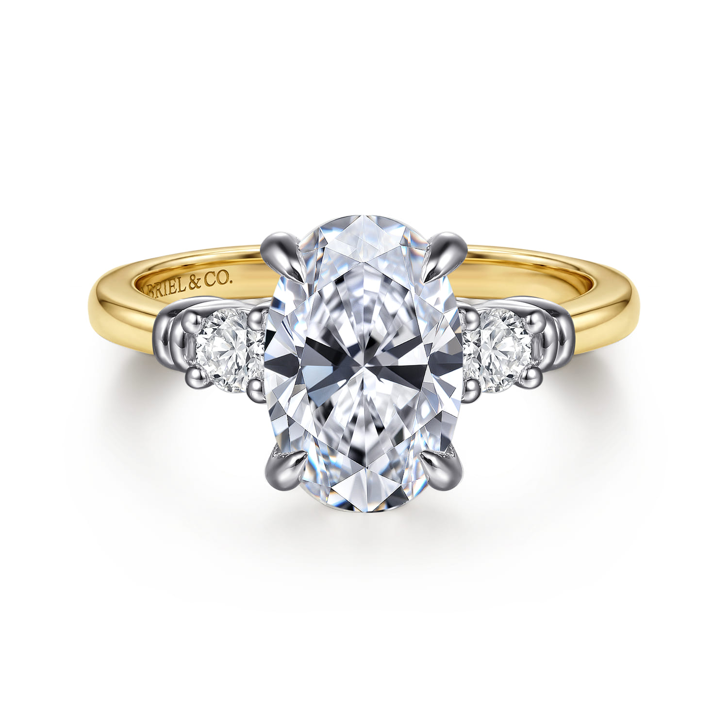 Three Stone Diamond Engagement Ring
