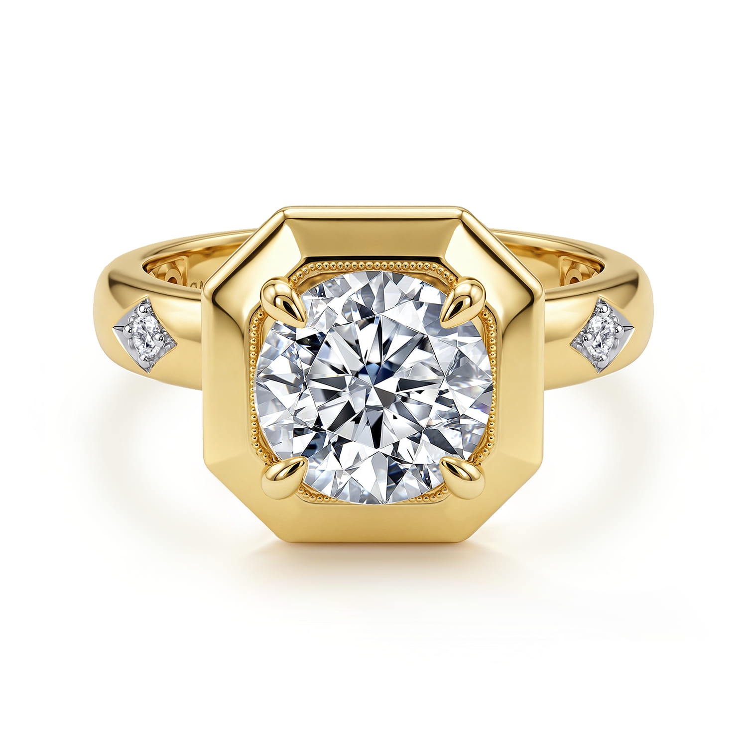 Vintage Inspired Diamond Engagement Ring
