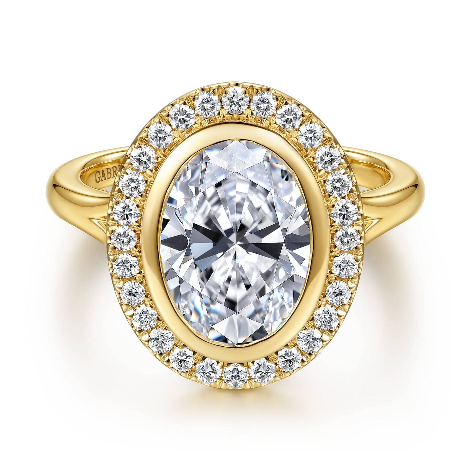 Halo Diamond Engagement Ring