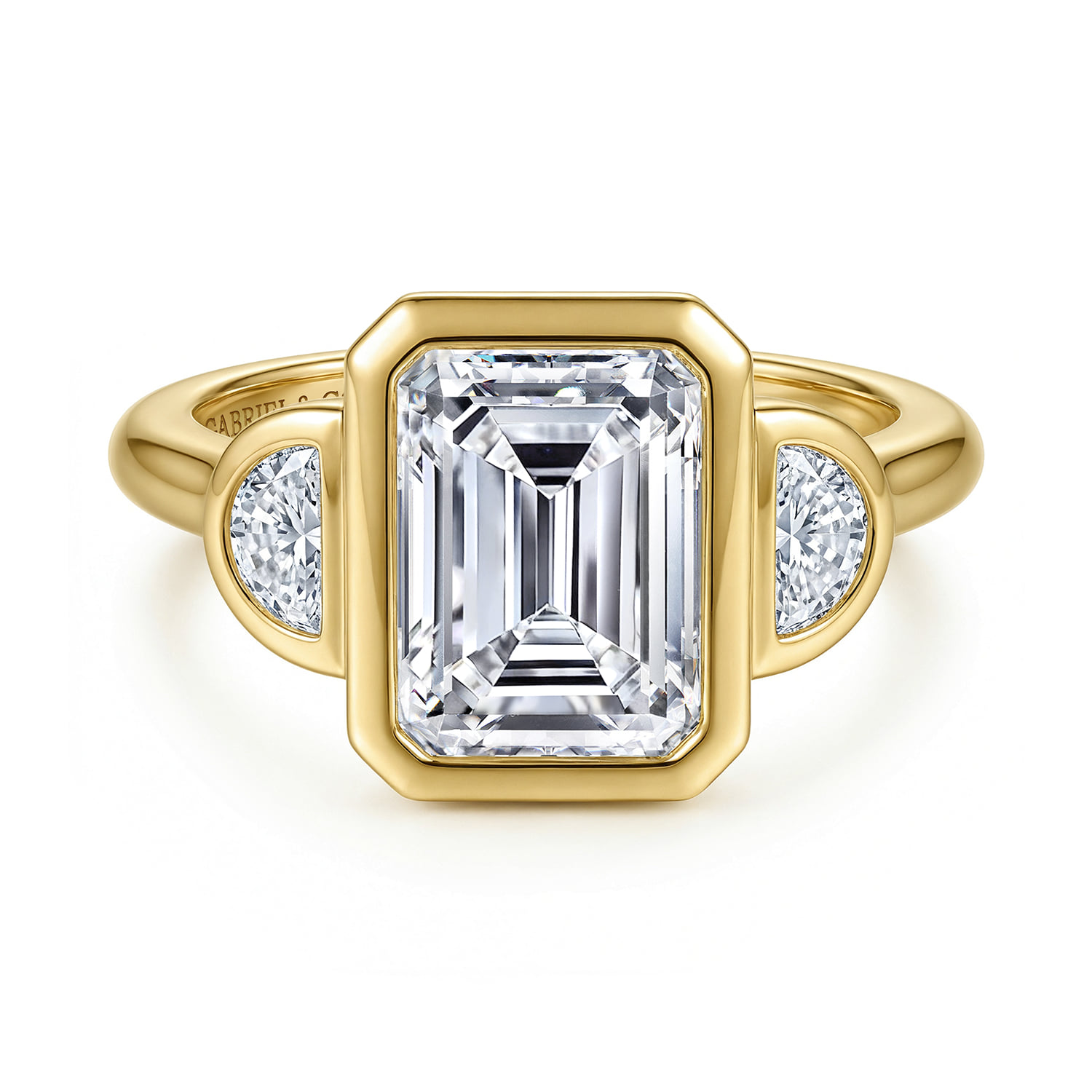 Three Stone Diamond Engagement Ring