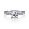 Sadie - Platinum Round Diamond Engagement Ring