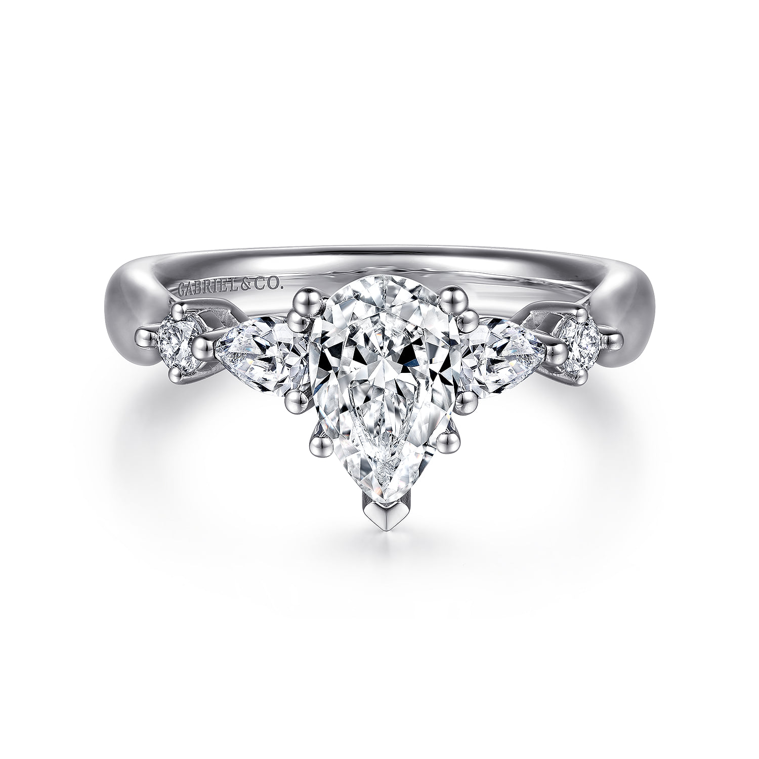 Five Stone Diamond Engagement Ring