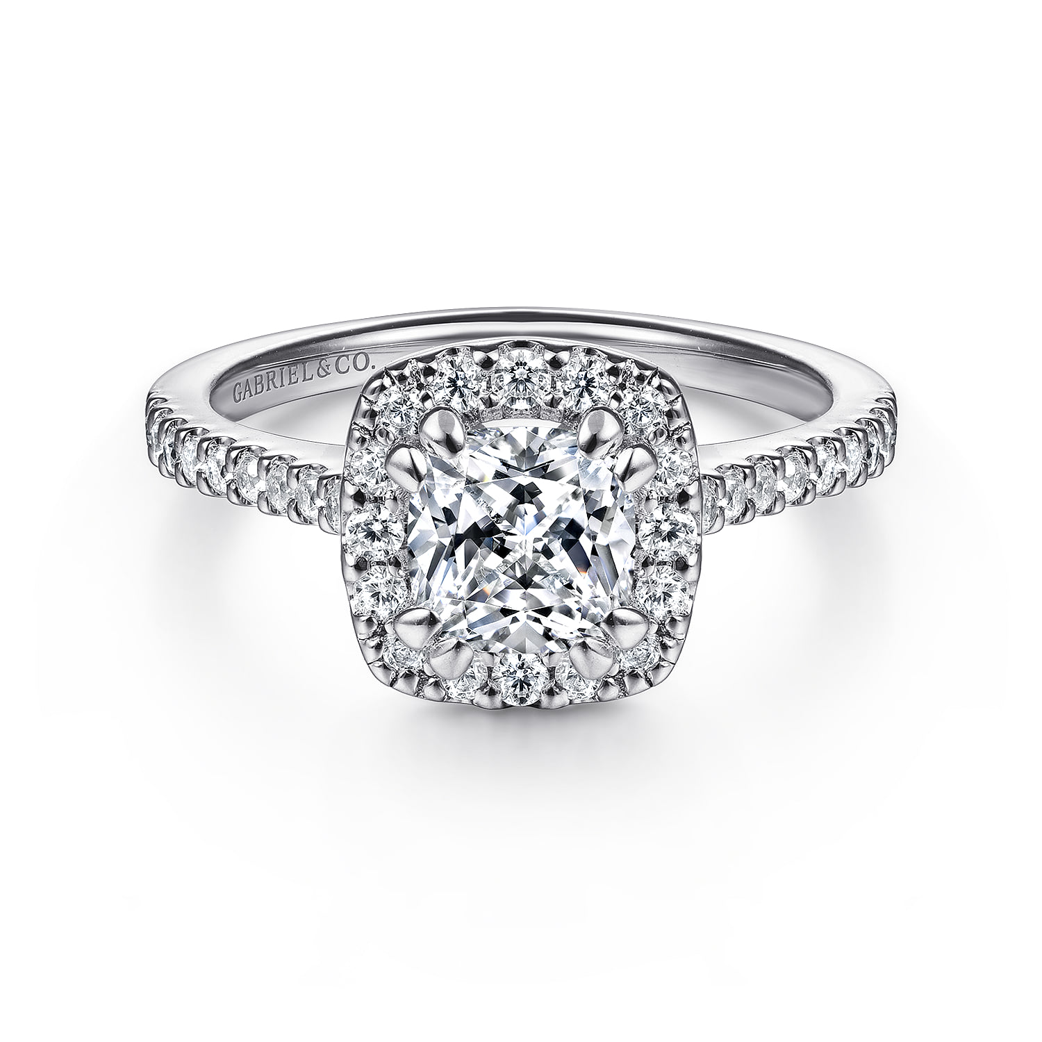 Halo Diamond Engagement Ring
