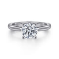 Lauren - Platinum Round Solitaire Diamond Engagement Ring