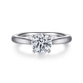Michelle - 14K White Gold Round Diamond Engagement Ring