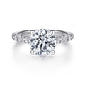 Luciole - Platinum Round Diamond Engagement Ring