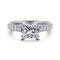 Luciole - 14K White Gold Princess Cut Diamond Engagement Ring