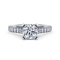 Erica - 14K White Gold Round Diamond Engagement Ring