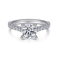 Erica - 14K White Gold Round Diamond Engagement Ring
