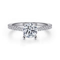 Shanna - 14K White Gold Round Diamond Engagement Ring