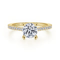 Shanna - 14K Yellow Gold Round Diamond Engagement Ring
