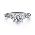 Catalina - 14K White Gold Round Diamond Engagement Ring