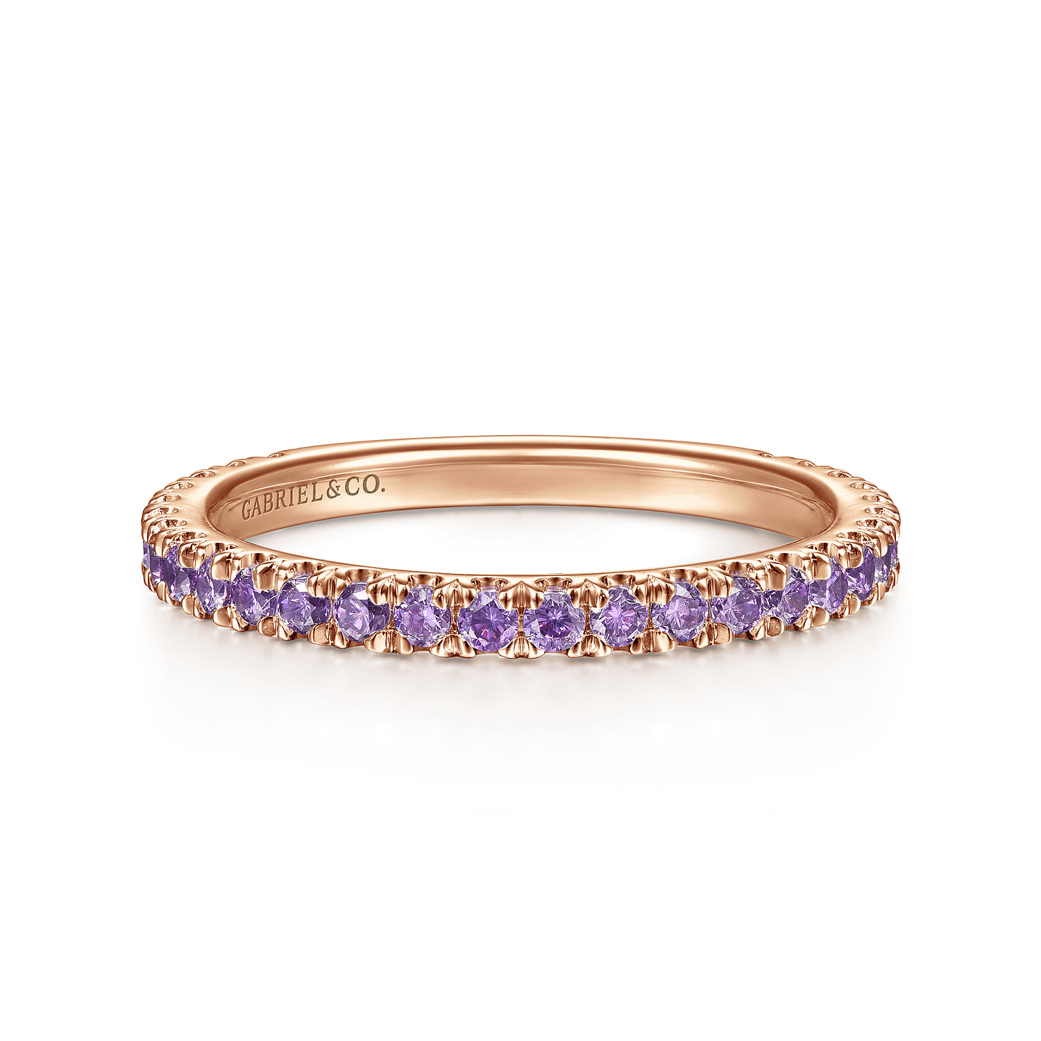 Amethyst Stackable Ring