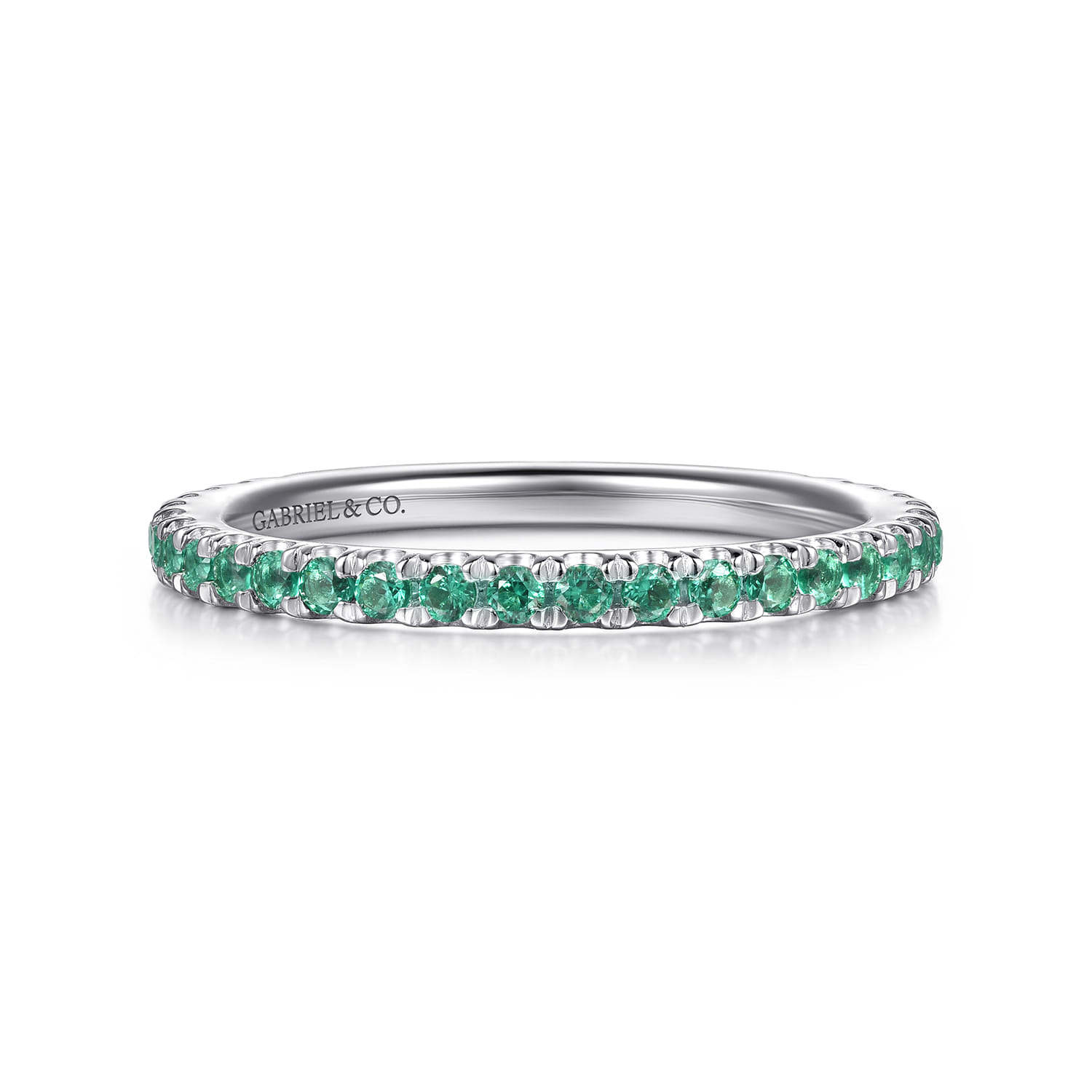 Emerald Stackable Ring