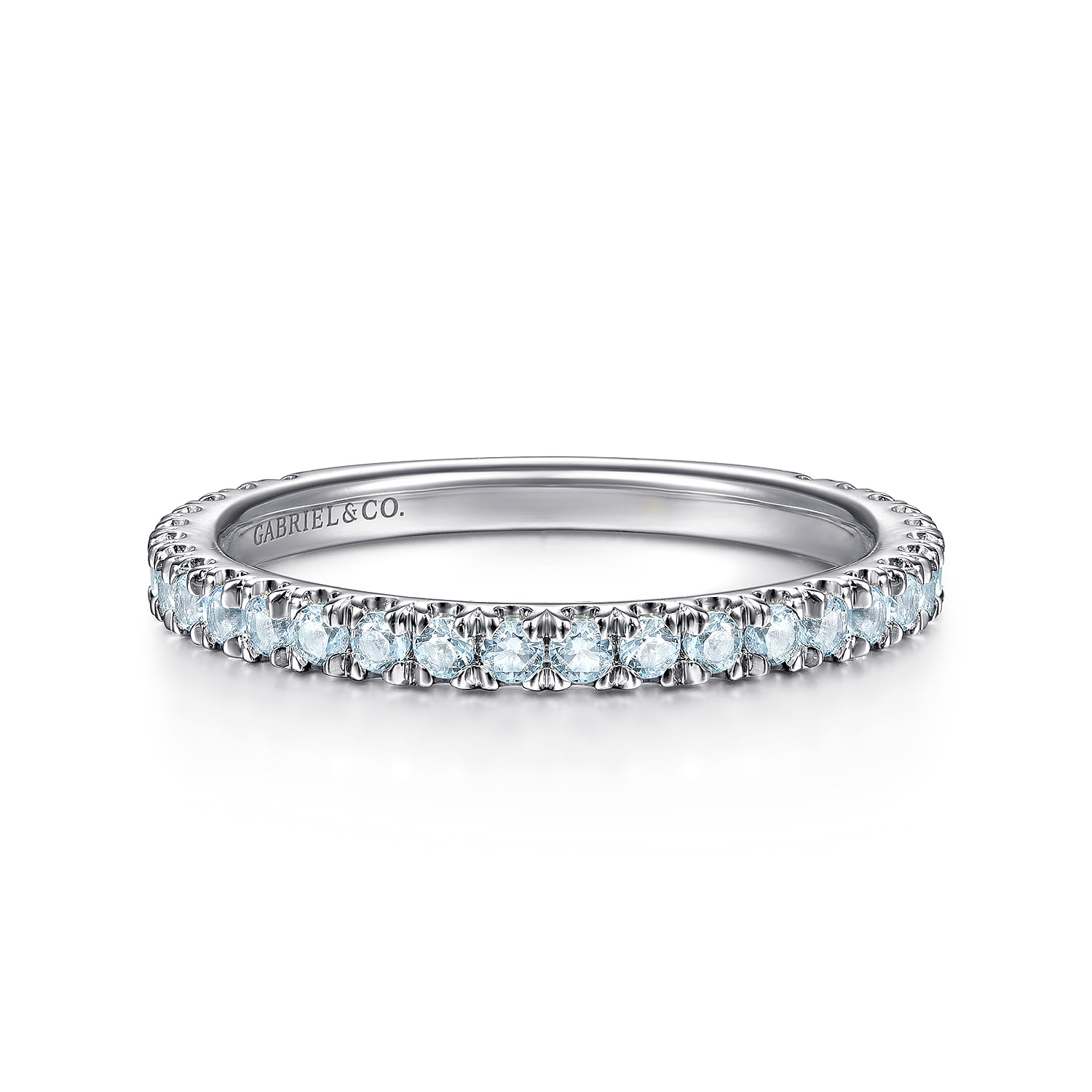 Sky Blue Topaz Stackable Ring