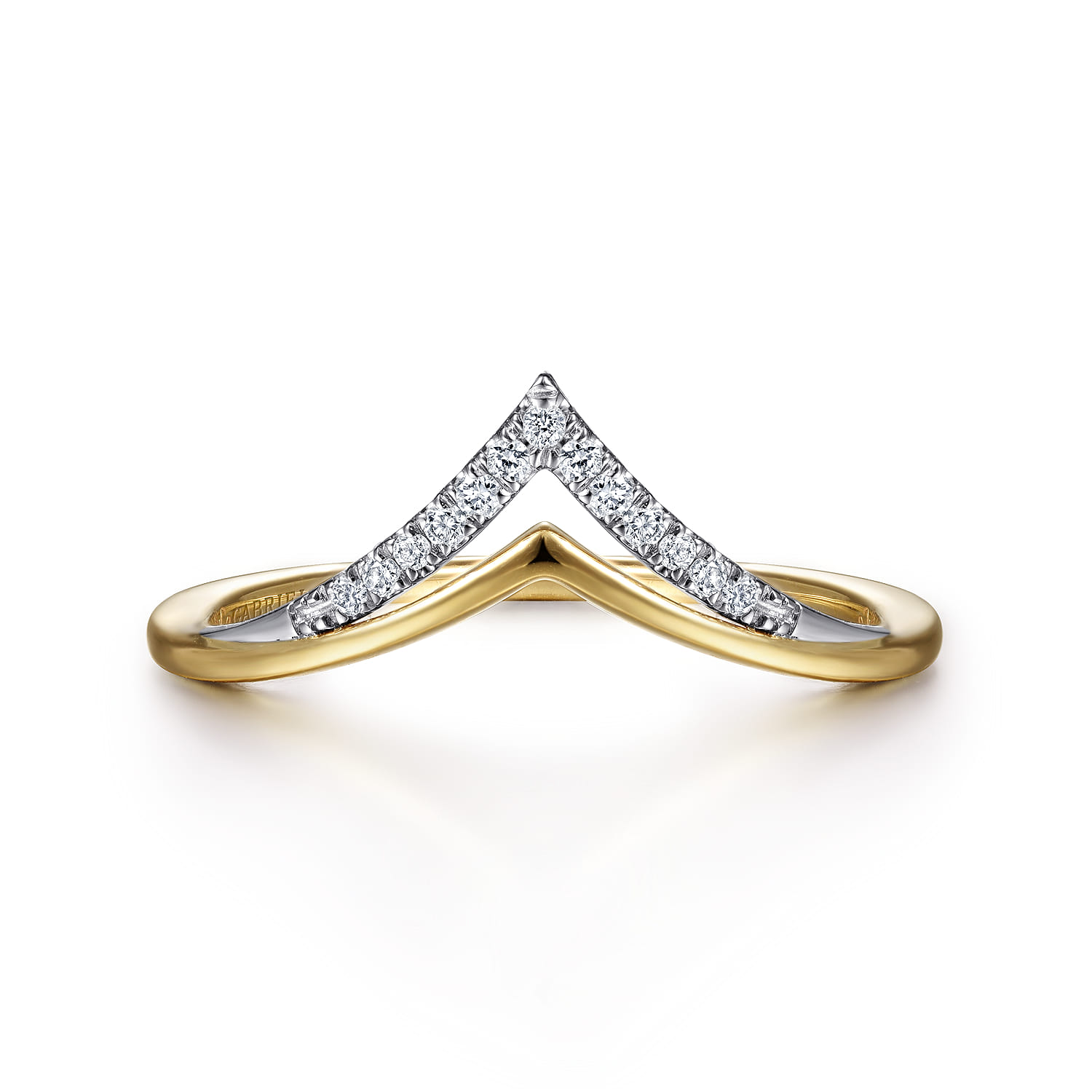 Diamond Chevron Ring