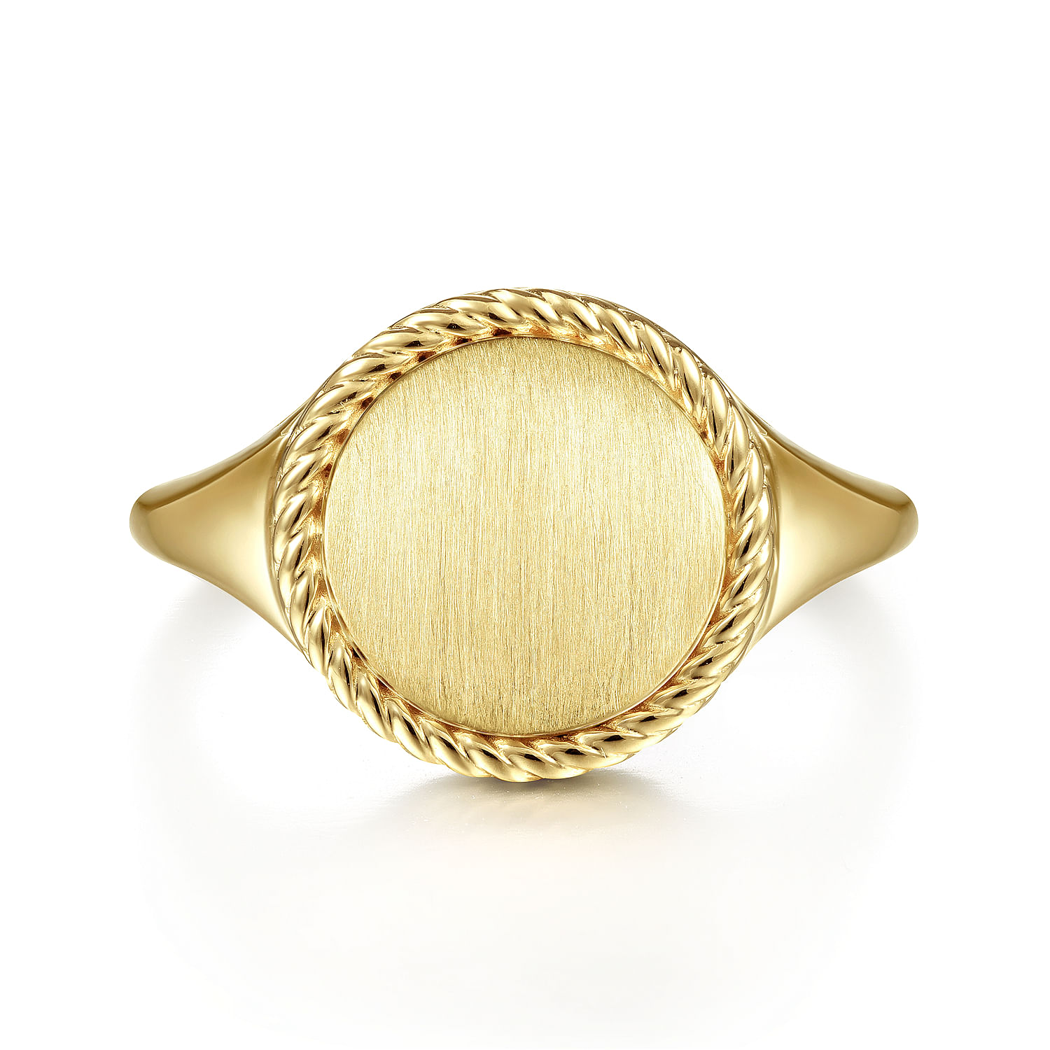 指輪・リング Signet Ring - In Gold We Trust - Gold - Brass In Gold We Trust Signet Ring in Metallic for Men | Lyst