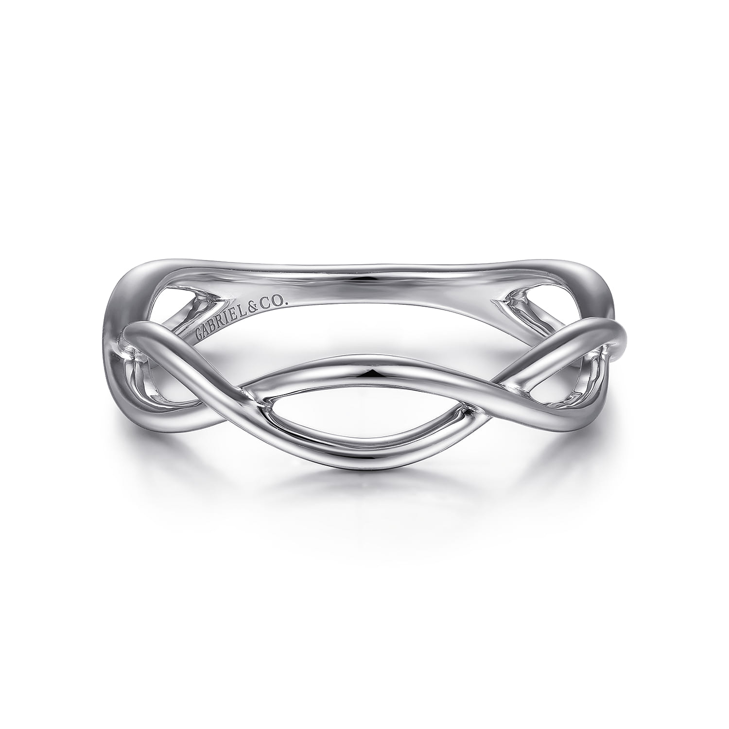 Plain Twisted Stackable Ring