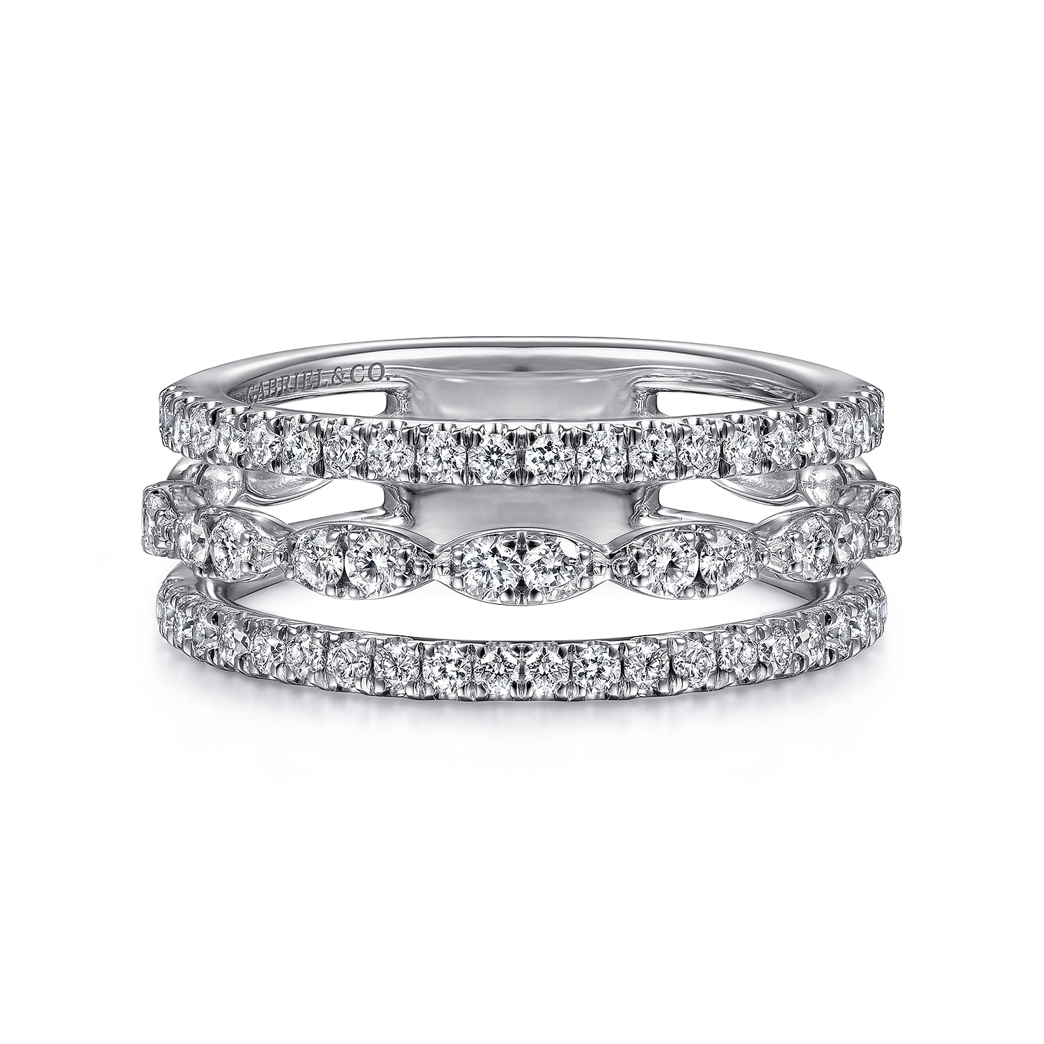 Diamond Easy Stackable Ring