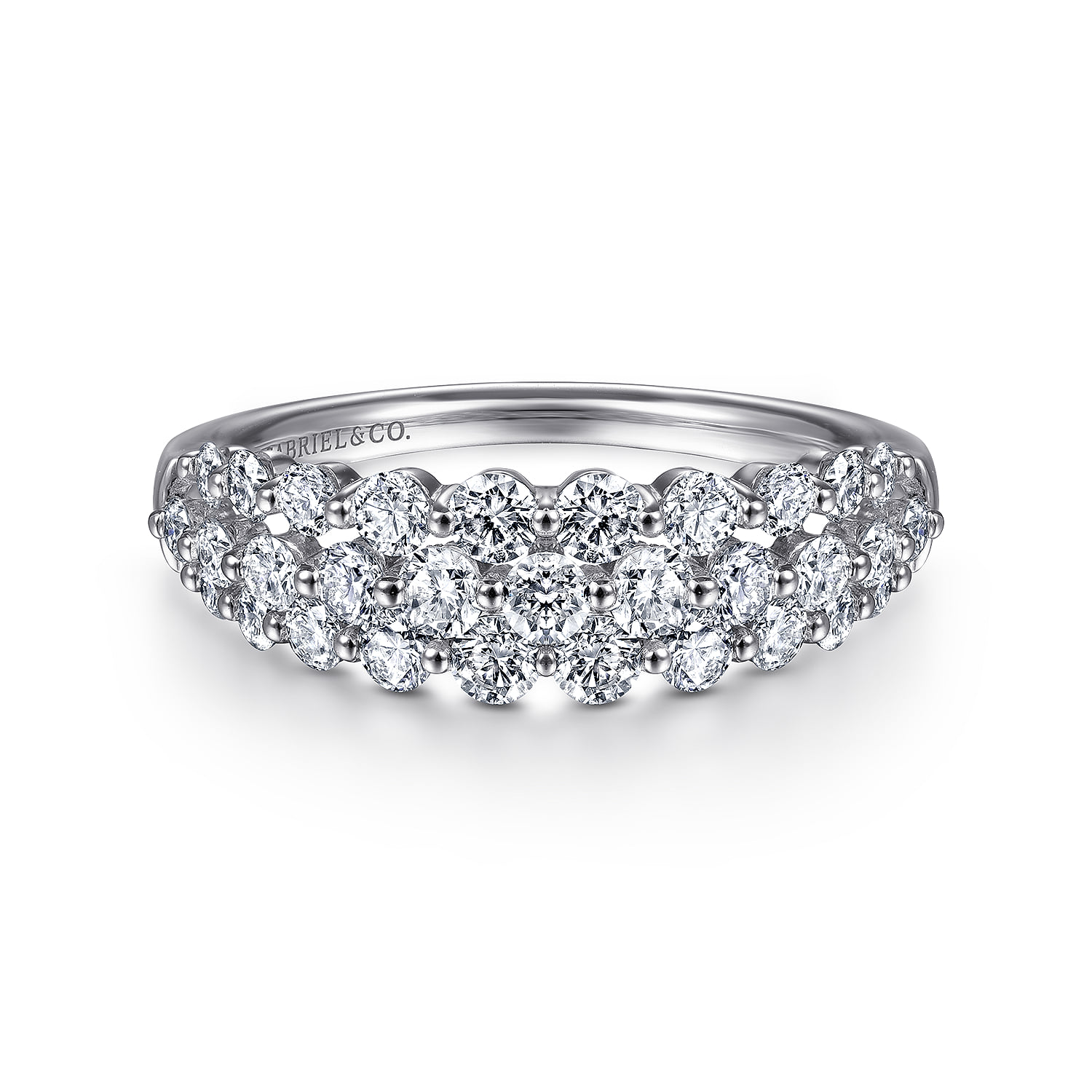 Multi Row Diamond Ring