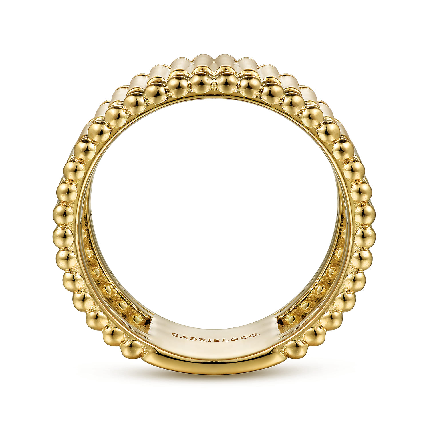 Bujukan Cigar Band in 14K Yellow Gold, photograph 2