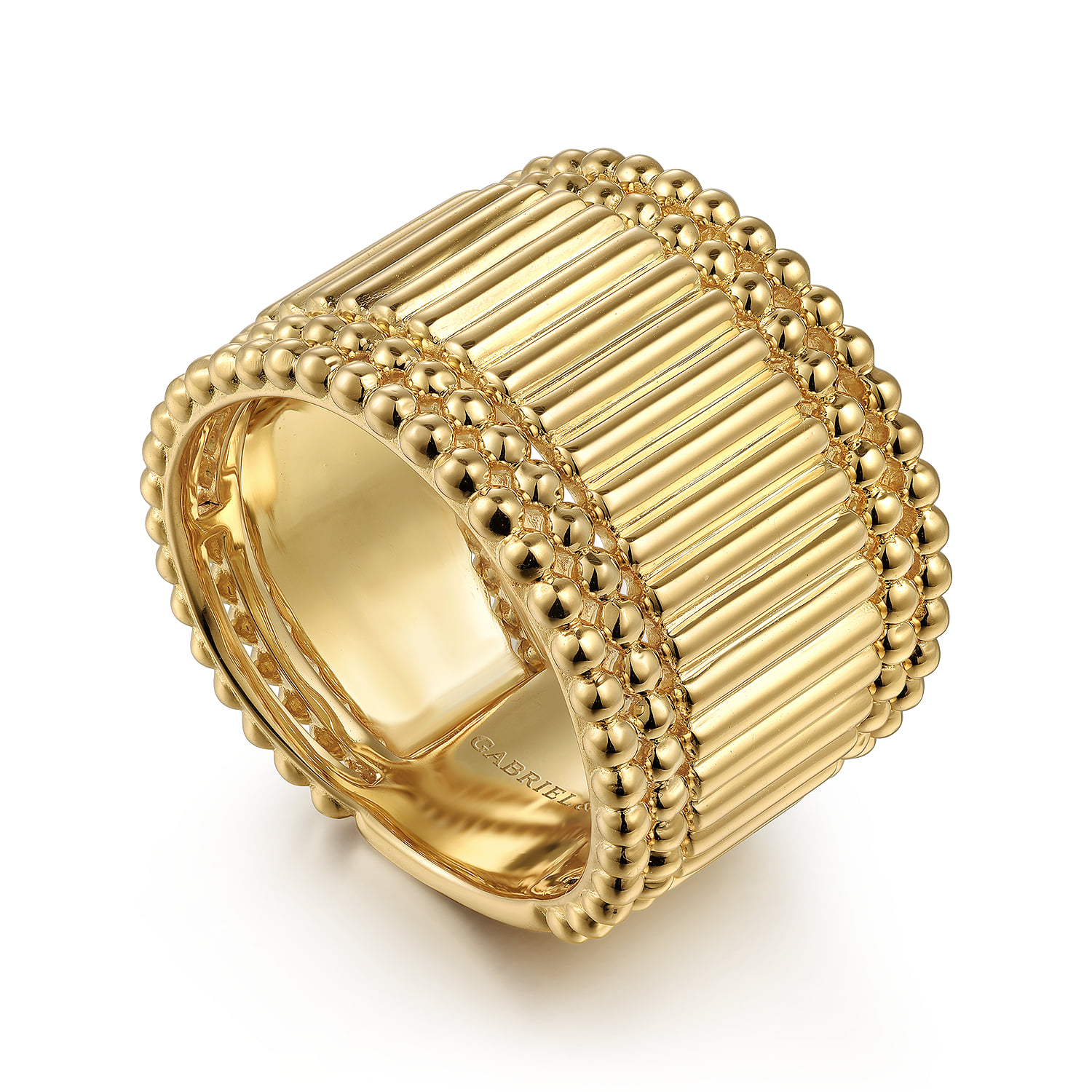 Bujukan Cigar Band in 14K Yellow Gold, photograph 3
