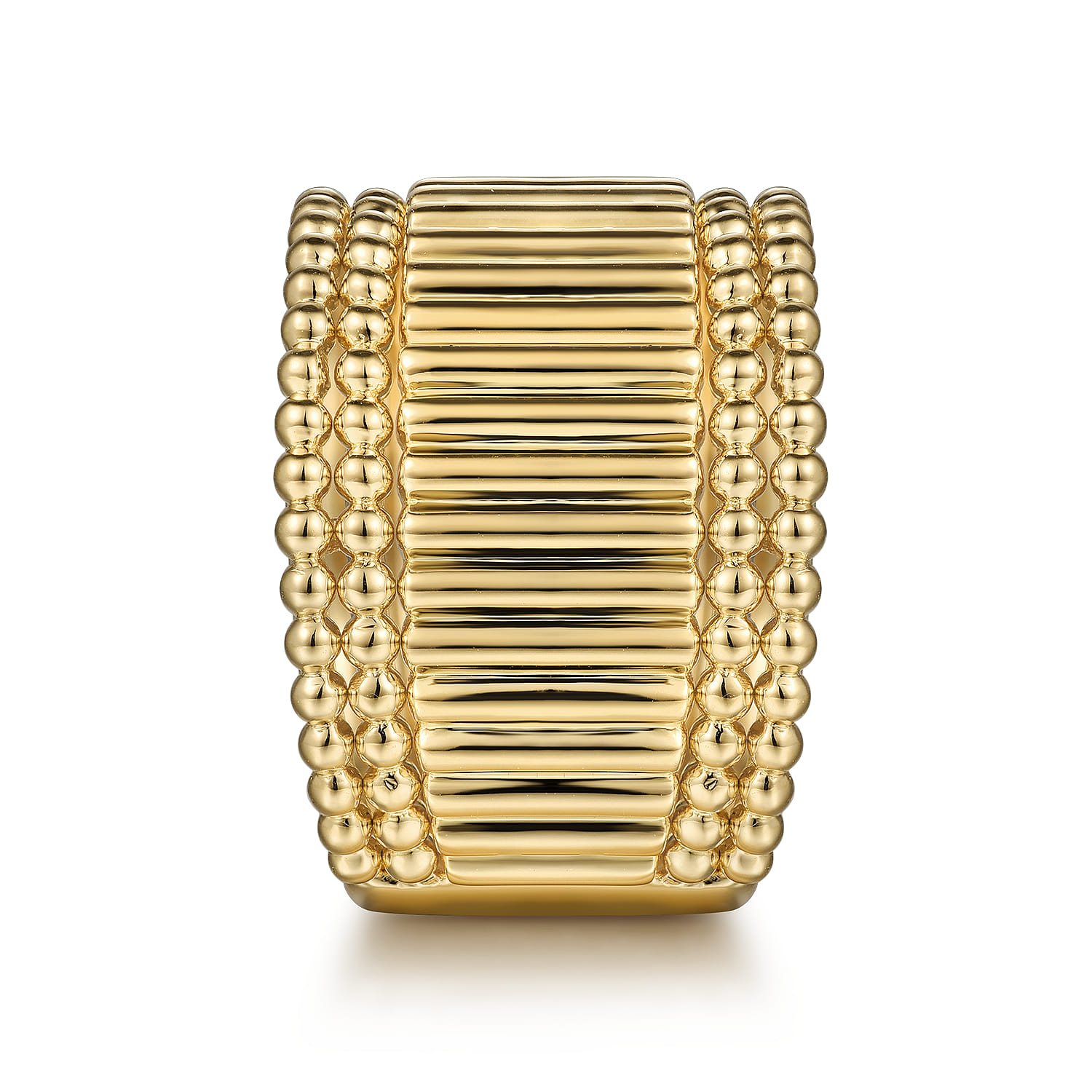 Bujukan Cigar Band in 14K Yellow Gold, photograph 4