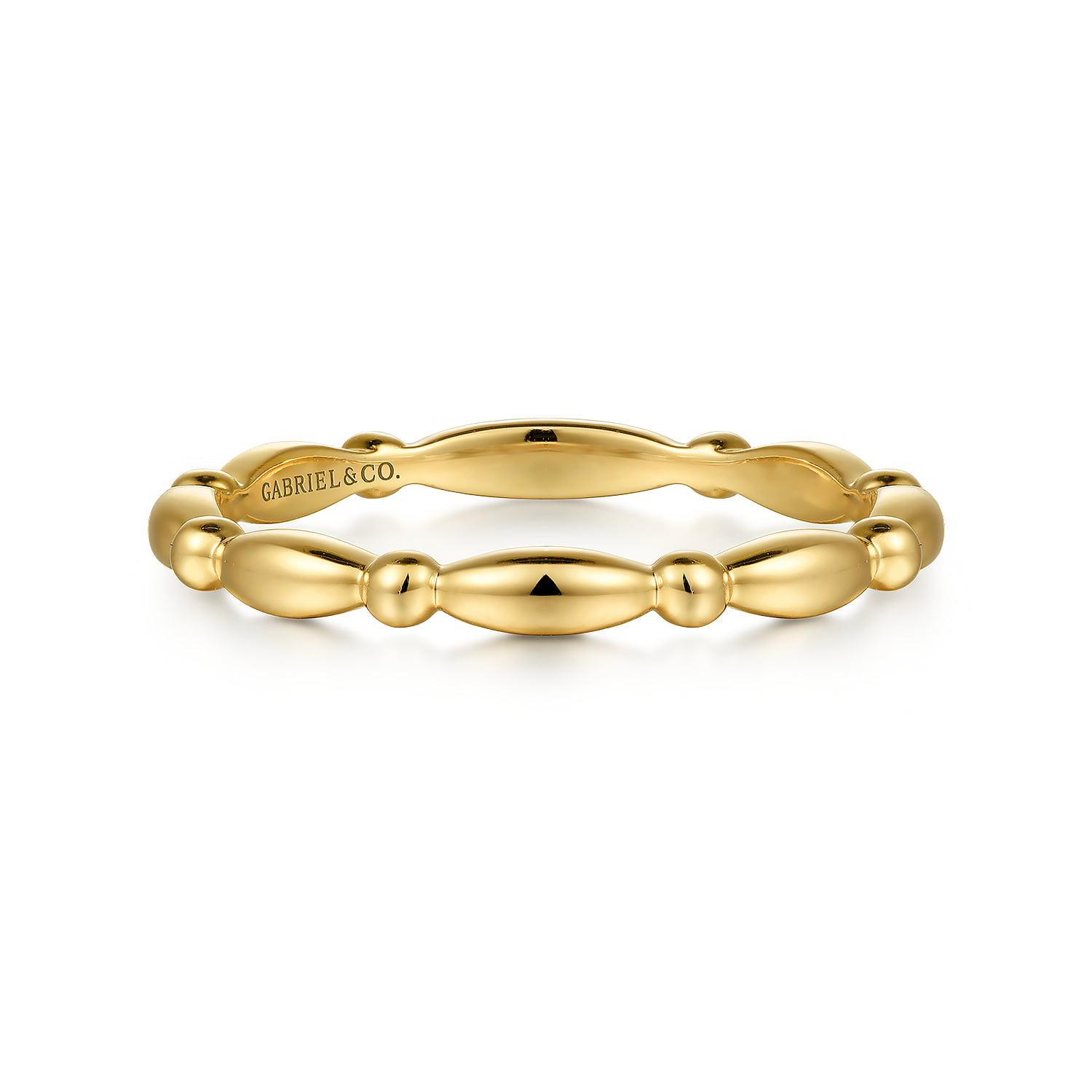 Stackable Ring Bujukan in 14K Yellow Gold