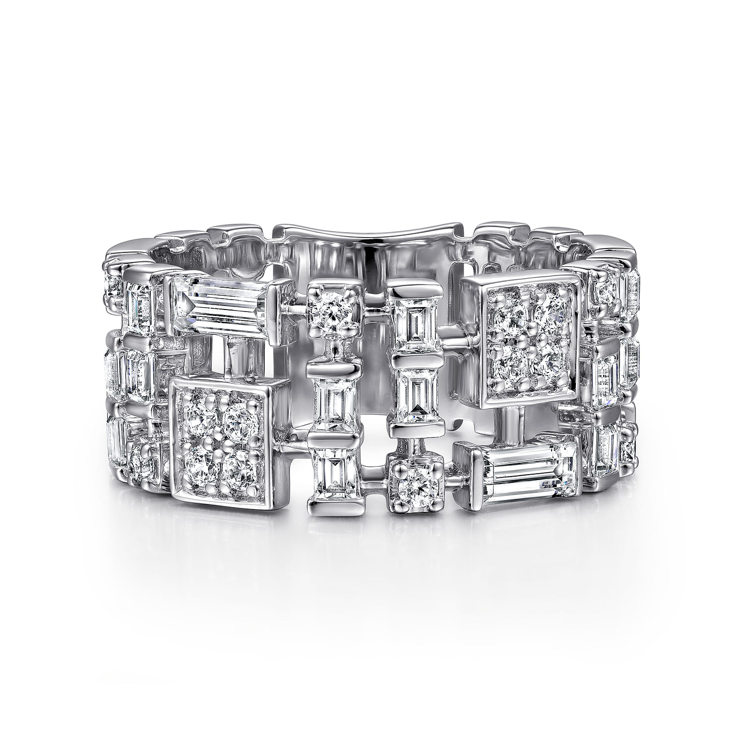 Diamond Wide Band Ring