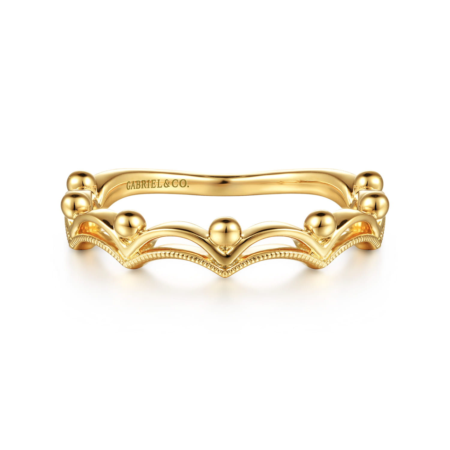 Crown Bujukan Stackable Ring