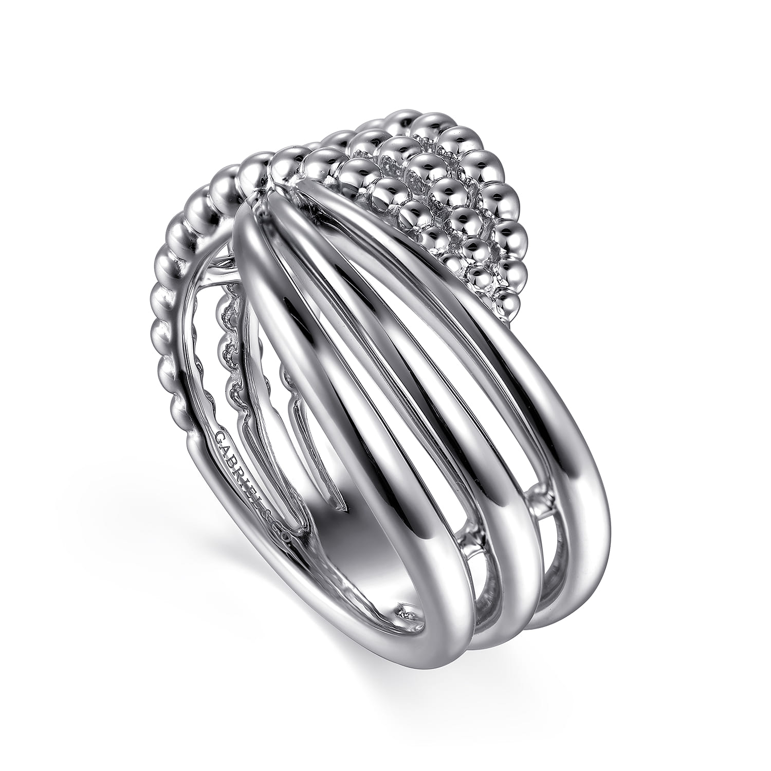 Bujukan Lady's Twisted Ring in Sterling Silver, photograph 3