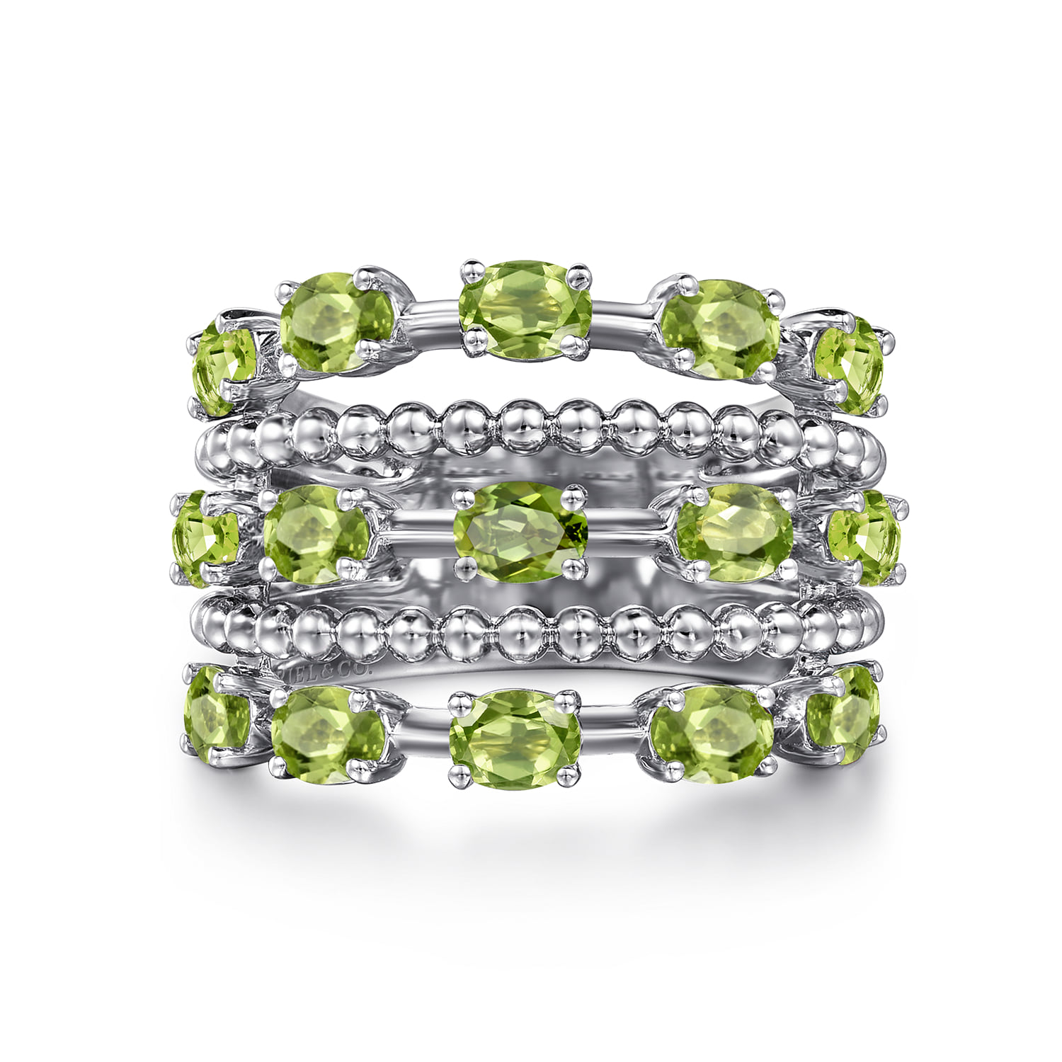 Bujukan Peridot Easy Stackable Ring
