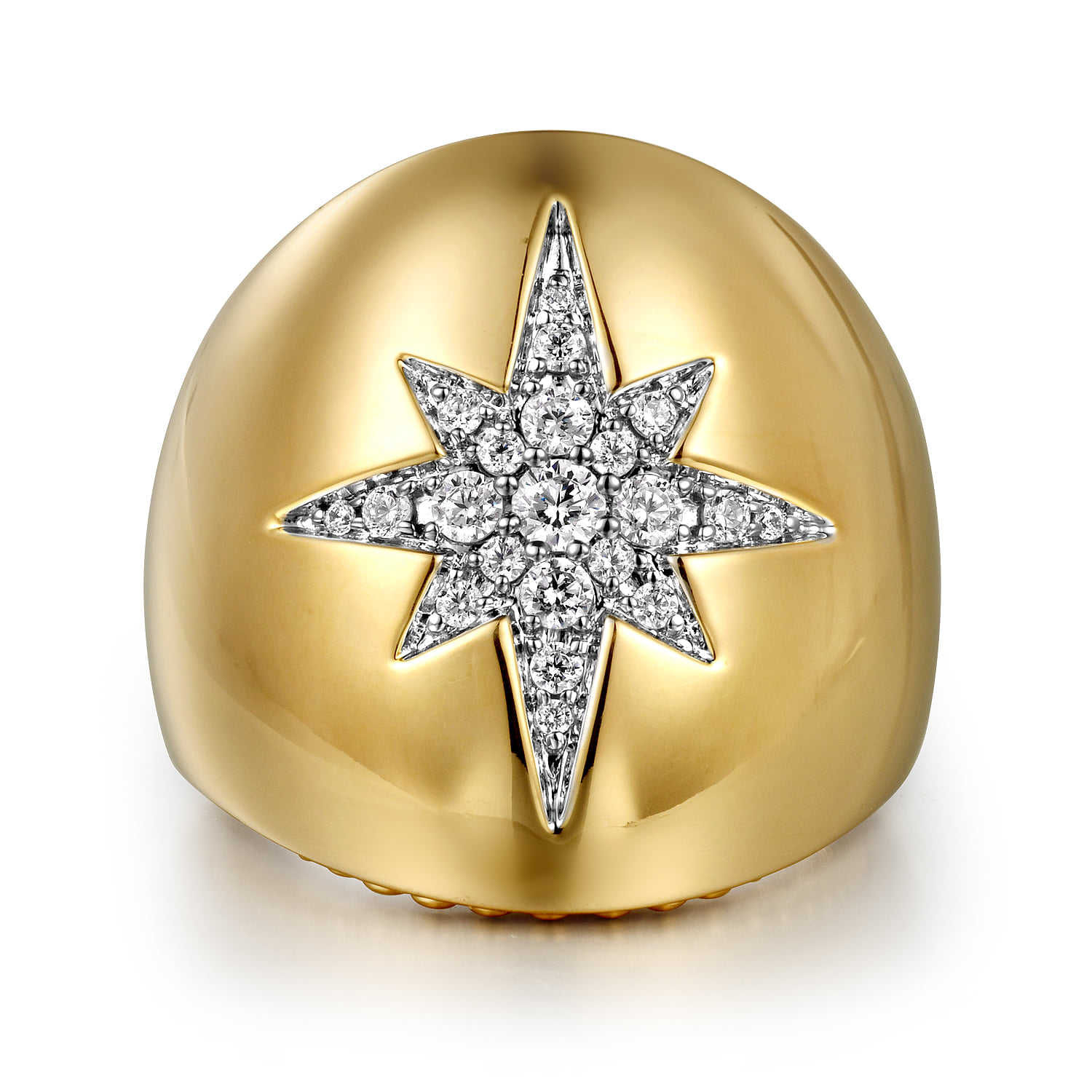 Diamond Starburst Ladies' Ring